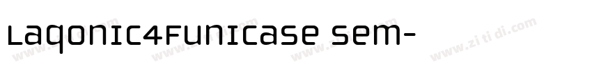Laqonic4FUnicase Sem字体转换